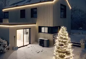 Einfamilienhaus Neubau Winter