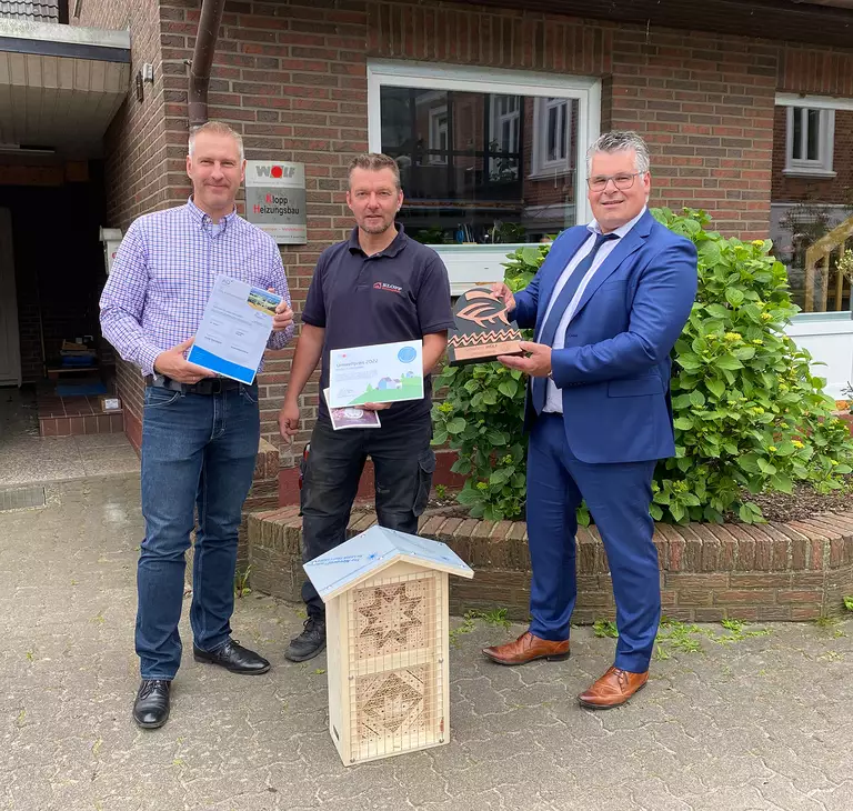 WOLF Umweltpreis Firma Klopp Heizungsbau WOLF Umweltpreis Firma Klopp Heizungsbau