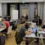 Hackaburg-Teilnehmer bei der Bearbeitung der Tracks