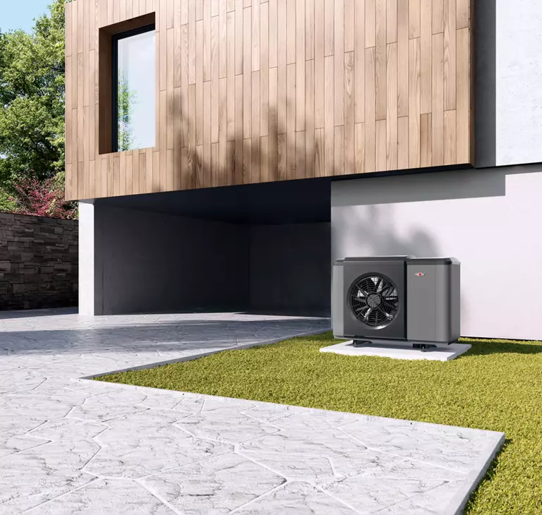 Wärmepumpe im Garten Wärmepumpe im Garten