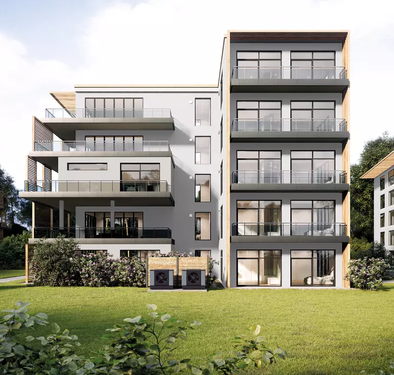 New build apartment house New build apartment house
