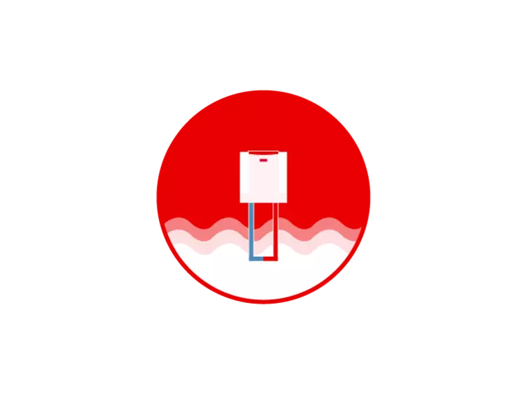 Icon Wasser-Wasser-Wärmepumpe