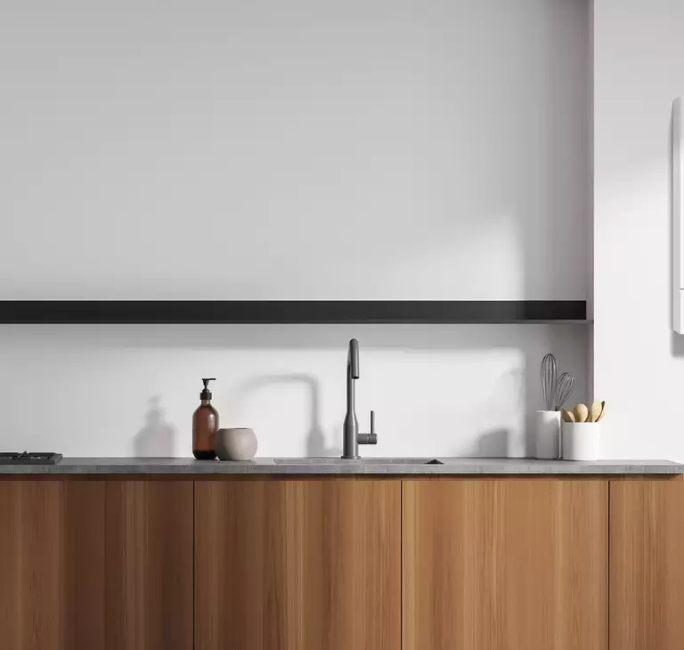 Cabecera sistema de ventilación y condensación gas/gasóleo Sistemas WOLF y Espacios sostenibles. Generación de condensación gas/gasóleo y sistema de ventilación