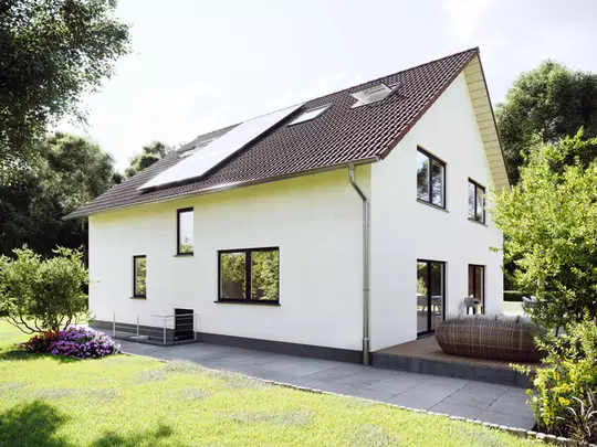 Energía solar renovable, condensación de gas/gasóleo y ventilación Sistemas WOLF con energía renovable y Espacios sostenibles. Generación por condensación de gas/gasóleo, sistemas de ventilación y energía solar térmica