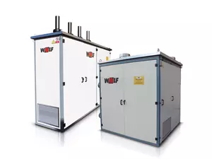 Generación de calor WOLF. Unidad compacta de generación de calor con accesorios de serie y potencia térmica de hasta 4000kW