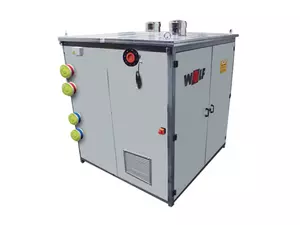 Generación de calor WOLF. Unidad compacta para reformas de salas de calderas y potencia térmica de hasta 2000kW