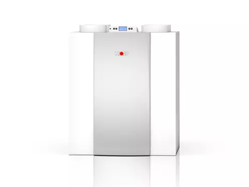  Ventilación de interior con intercambio continuo de aire y recuperación de energía. Equipo ligero y compacto con recuperación de calor para grandes viviendas