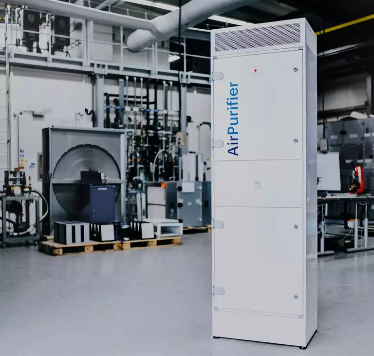 Airpurifier in Produktion