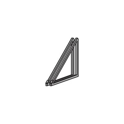 Ardoise - Support triangle en aluminium